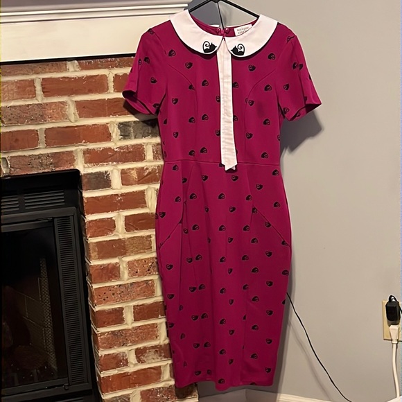 Unique Vintage Dresses & Skirts - Cat Collared Dress